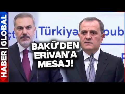 Türkiye Azerbaycan ve Gürcistan Dışişleri Bakanları Bir Arada! Bakü'den Erivan'a Mesaj!