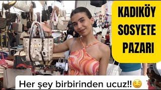 KADIKÖY SOSYETE PAZARINDA NELER BULDUM🫠 HER ŞEY ÇOOOK UCUZ🥳 Şahane elbiseler, mayolar, ayakkabılar..