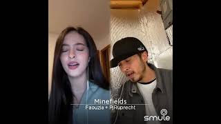 Minefields - Faouzia & John Legend Smule with Pj 😄
