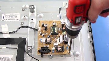 Samsung TV Power Supply & Main Board Replacement Tutorial - UN32EH4003FXZAFXZA