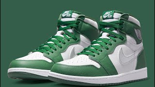 Air Jordan 1 Retro High OG Gorge Green Metallic Silver