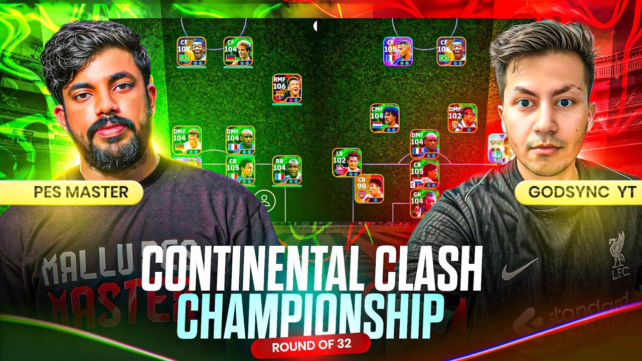PES MASTER 🆚️ GODSYNC  || CONTINENTAL CLASH INDIAN QUALIFIERS ❤️‍🔥 || ROUND OF 32🤯