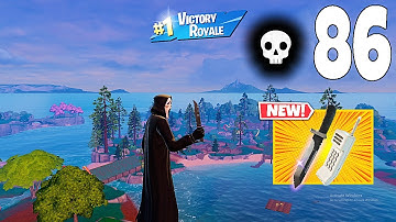 86 Elimination Solo Vs Squads "Zero Build" Gameplay Wins (NEW Fortnite Chapter 6 PC)