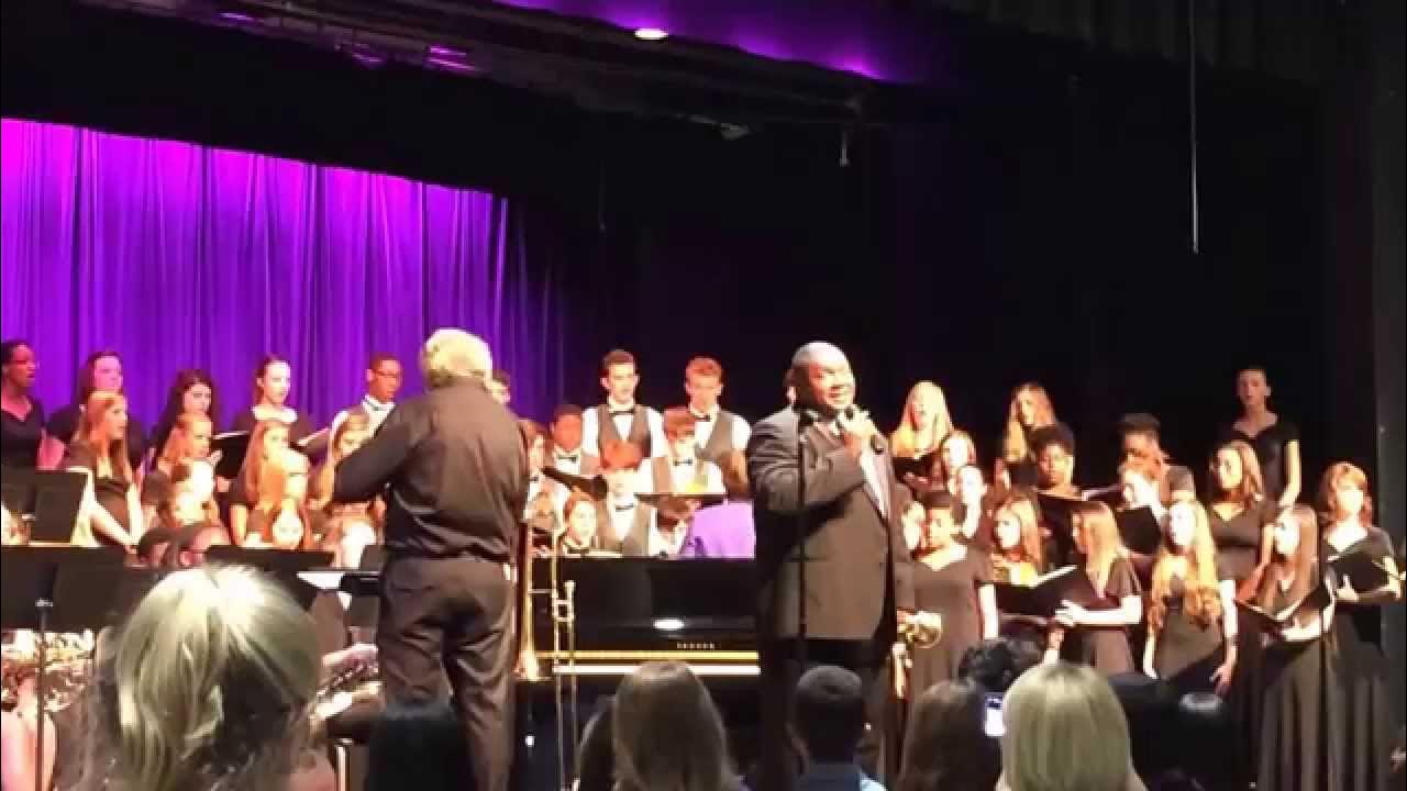 Wycliffe Gordon with the Greenbrier High School Choir and Jazz Band Wycliffe Gordon with the Greenbrier High School Choir and Jazz Band