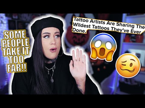 The Wildest Tattoos Ever Done ?! | I'M SHOOK!