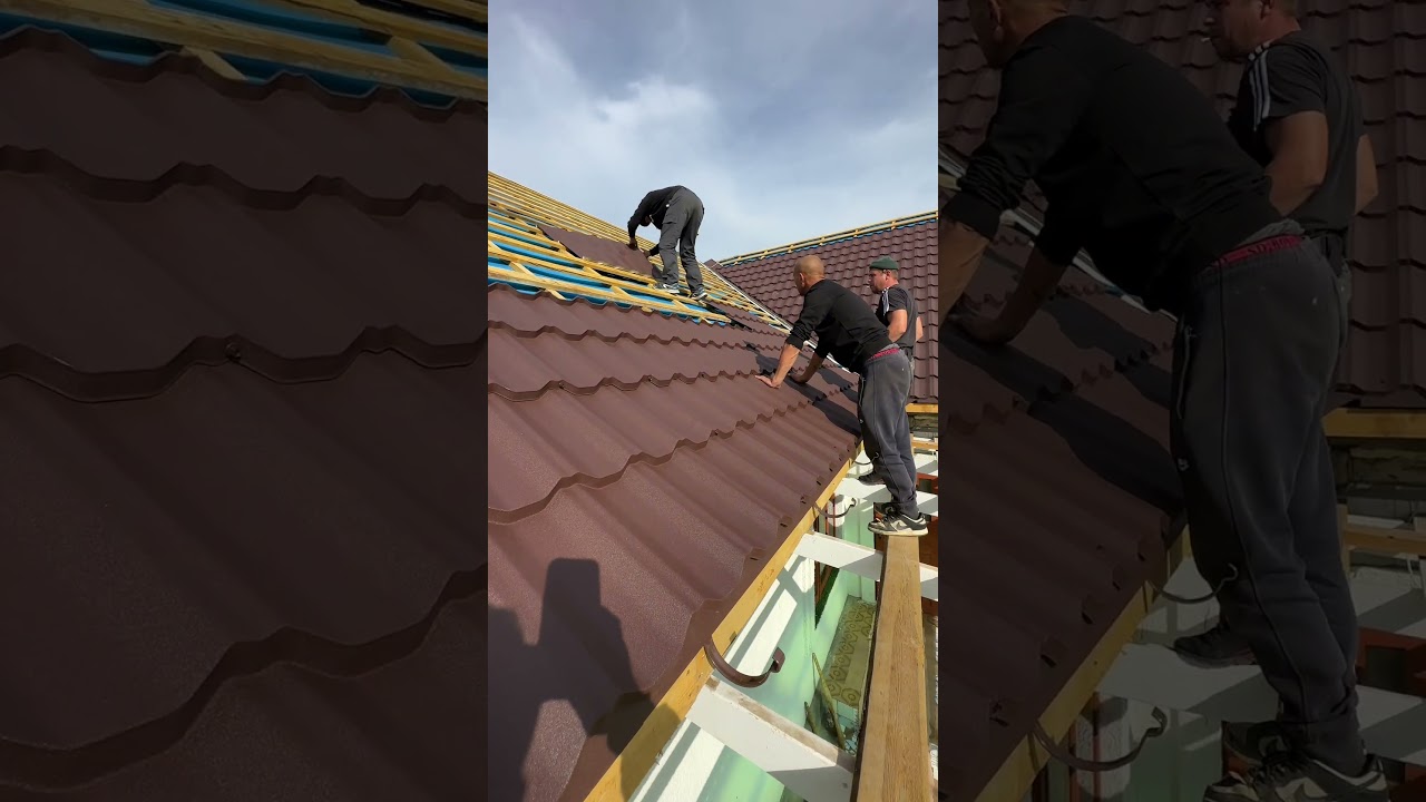 Cum fixăm corect țigla metalică modulară la acoperiș!