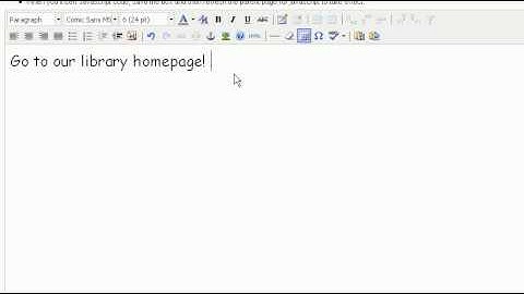 Creating Links in LibGuides