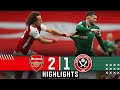 Arsenal 2-1 Sheffield United | Premier League highlights | Saka & Pepe goals down Blades in EPL.