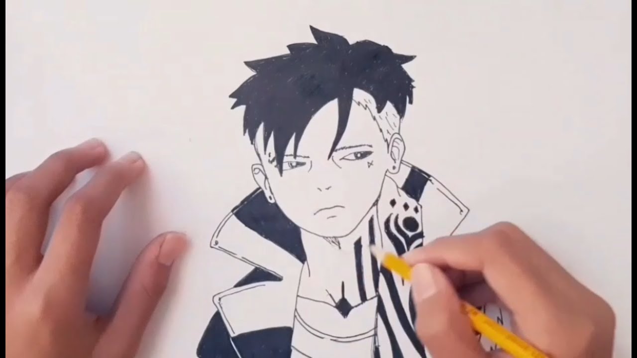 Carlos Arts — 🖋️ Desenho do olho do Kawaki do Anime Boruto