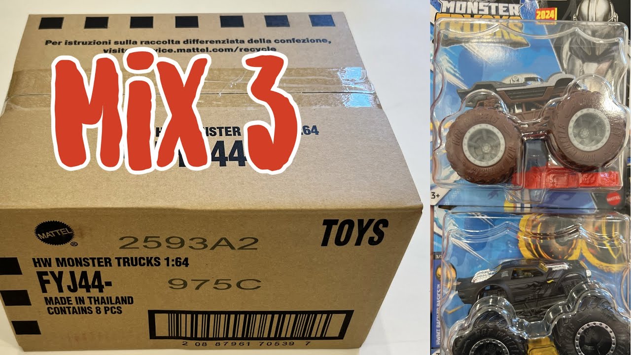 2024 HOT WHEELS Monster Trucks - Dodge Ram Van - Crash Legends - E75 – Toy  Car Box