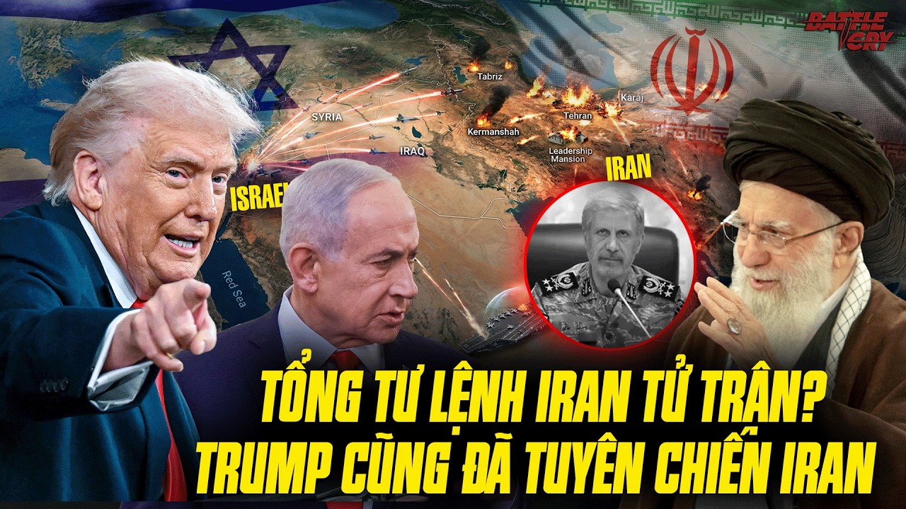 ISRAEL TUNG ĐÒN PHỦ ĐẦU GIỮA BAN NGÀY, TỔNG TƯ LỆNH QUÂN ĐỘI IRAN BỊ HẠ SÁT? IRAN PHẢN CÔNG DỮ DỘI