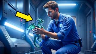 A humble janitor saved a drowning dragon hatchling. Two months later, the universe paid him back! 🌌✨