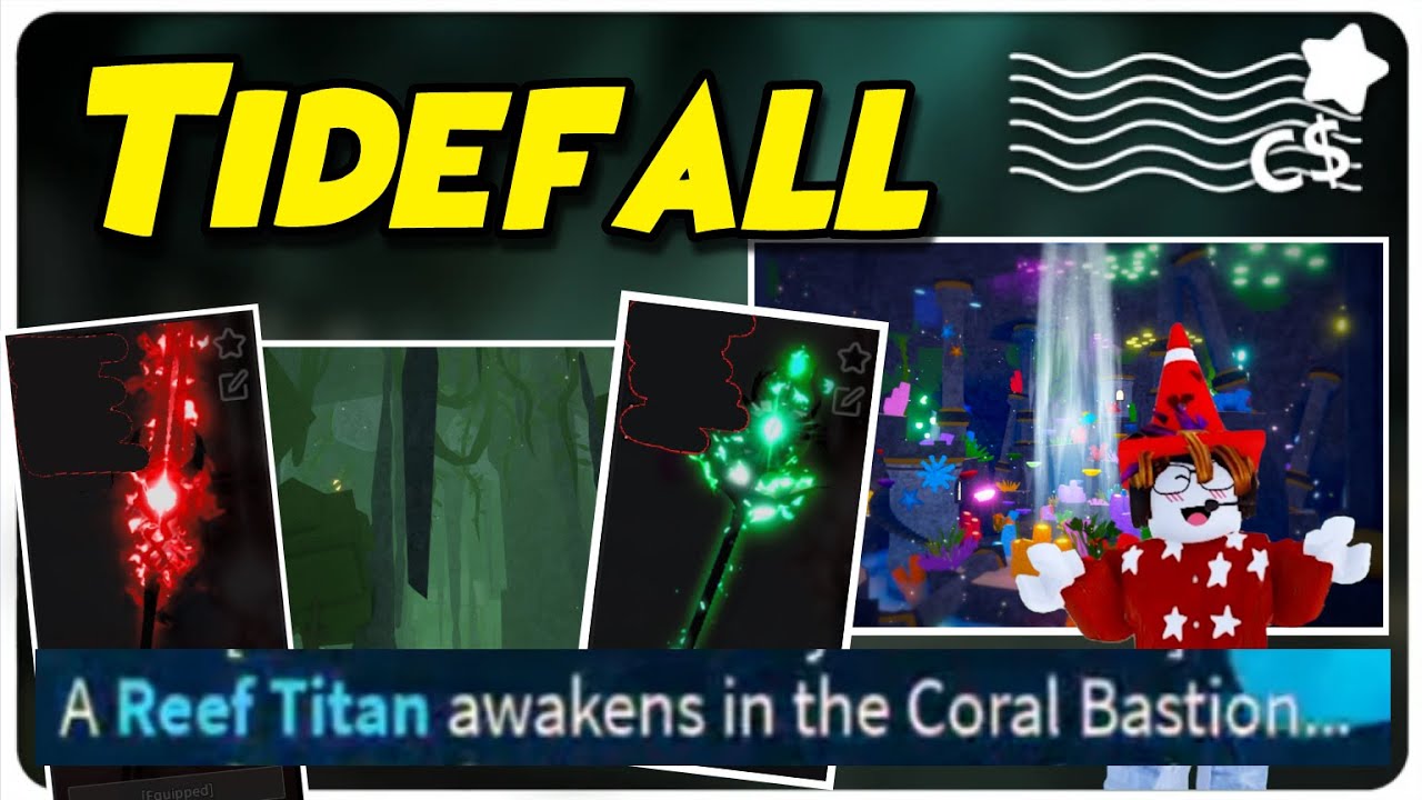 Fisch TIDEFALL Update LIVE - New Requiem & Thalassar Rod, Reef Titan, Omnithal Hunt (Roblox Fisch)