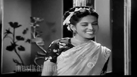 yeh kaun aaya ke mere dil ki duniya _Baazi1951_KalpnaKartik&DevAnand GeetaDutt_Sahir_SD Burman_a tri