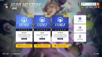 [ HERO MASTERY ] KIRIKO - AGENT  - 5 STAR - 100% (OW2 S11 GUIDE)