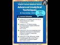 Advanced #Analytical Techniques #Webinar Series Postponed to November – Stay Tuned for New Schedule.