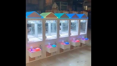 New custom coin operated Cheap gift game machine Arcade Claw Crane Parts Grabber Machine