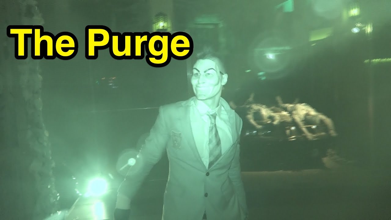 poverty level 2019 The Purge: Gauntlet of Fear Zone S2 with Night Vision - HHN 2016 Universal Studio