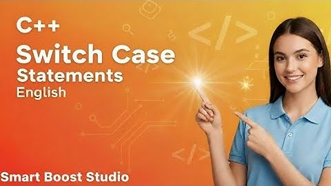 Switch case statements (English) | C++ Day 13 | programming fundamentals for beginners 📚👩‍💻🚀📝
