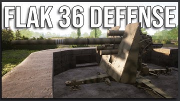 FLAK 36 DESTROYS US Advance - Post Scriptum Gameplay (World War 2 Squad)