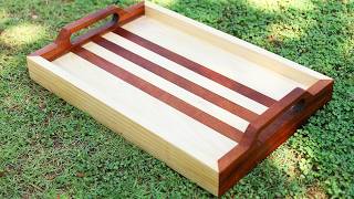 DIY Wooden Serving Tray Build | Woodworking Projects