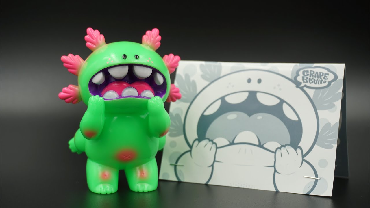 Axolotl Macaroni Green - Grape Brain - Designercon 2020