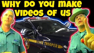 Why Do You Make VIDEOS Of US! New York State Police "Hadsell"