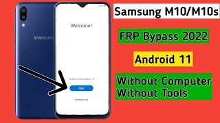 Samsung M10/M10s Frp Bypass without pc || Unlock Google Account lock Android 11