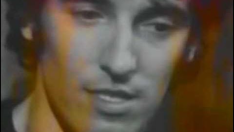 Bruce Springsteen 1978 Interview