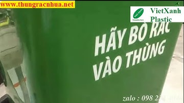 Thùng rác 120 lít, 240 lít zalo : 098 232 4040