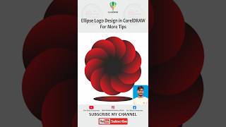 Ellipse Logo Design in CorelDRAW For More Tips #coreldraw #logodesign #shorts