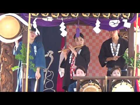 福生八雲神社例祭礼志茂囃子連(宵宮)   2023