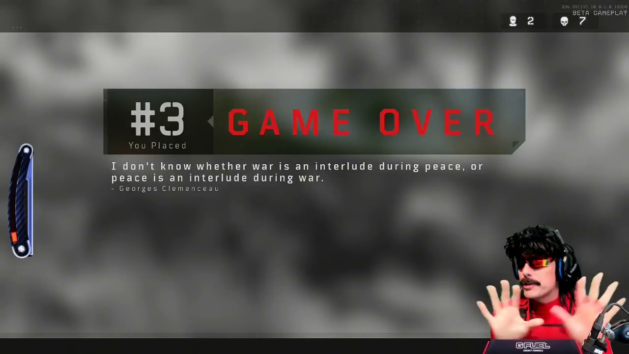 Dr disrespect extreme blackout RAGE