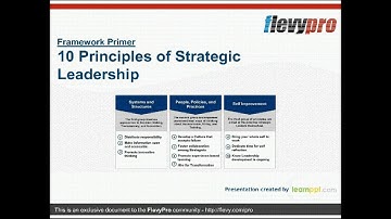 10 Principles of Strategic Leadership