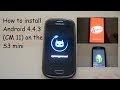 How to install Android 4.4.3 on the Samsung Galaxy S3 mini