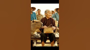 capybara giúp đỡ bà #funny #capybara #cute #animals #ai #duet #カピバラさん #tintuc #memes