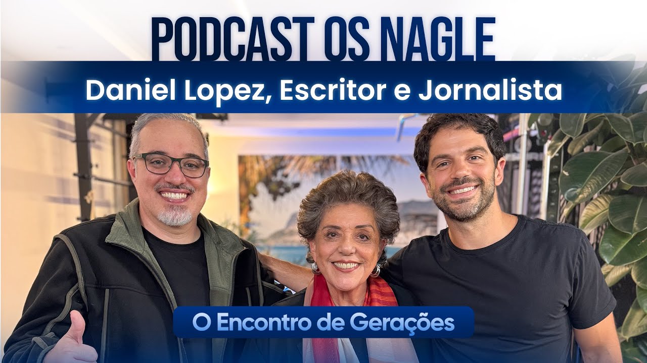 Capa do episódio: Daniel Lopez, Escritor e Jornalista