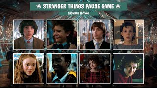 you're at the snowball (stranger things) dating door game