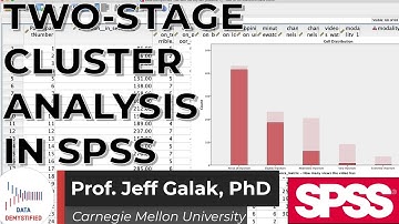 Two Step Cluster Analysis in SPSS (SPSS Tutorial Video #31)