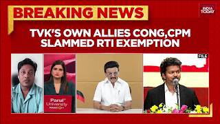 Tamil Nadu RTI Rollback, Opposition Backlash And TVK U-Turn | India Today News screenshot 1