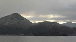 M141213 海上自衛隊舞鶴基地 補給艦『ましゅう』 出港