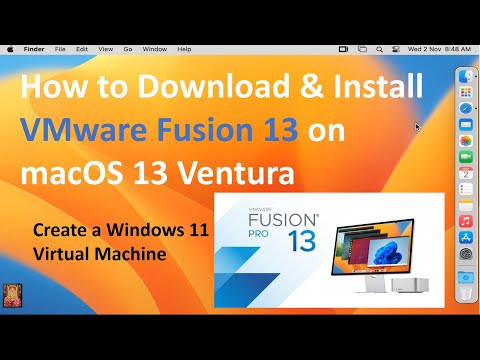How to Download & Install VMware Fusion 13 Pro on macOS 13 Ventura !! Create Windows 11 VM !!