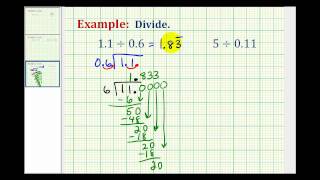 DIVISION  DECIMAL QUOTENT DIVISION - DIVISION WITH COMMA IN THE