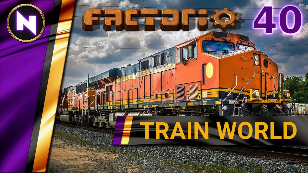 Factorio 0.17 Train World #40 ENGINES AND FRAMES