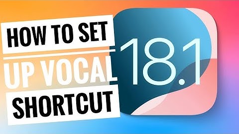 How to Set Up Vocal Shortcut on your iPhone,iOS 18 New Features​⁠​⁠