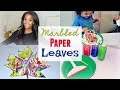 Preschool Activities | Marbled Paper DIY | Fall Friday!