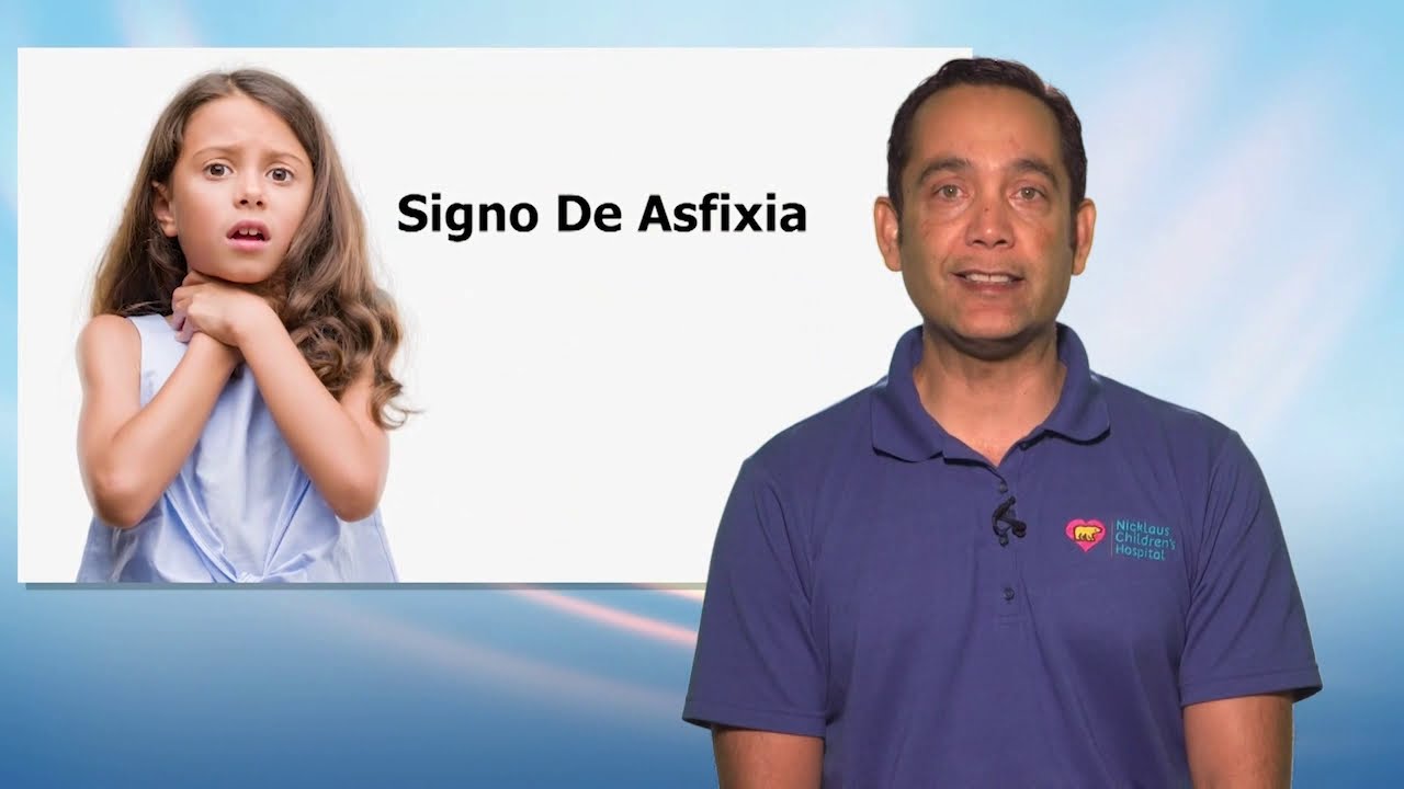 Atragantamiento en niños (1 año a la pubertad)