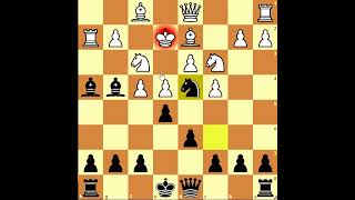 Sacrifice the Knight to Win the Game in just 13 moves