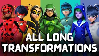 Miraculous: All Long Transformations Season 15 | Miraculous Ladybug