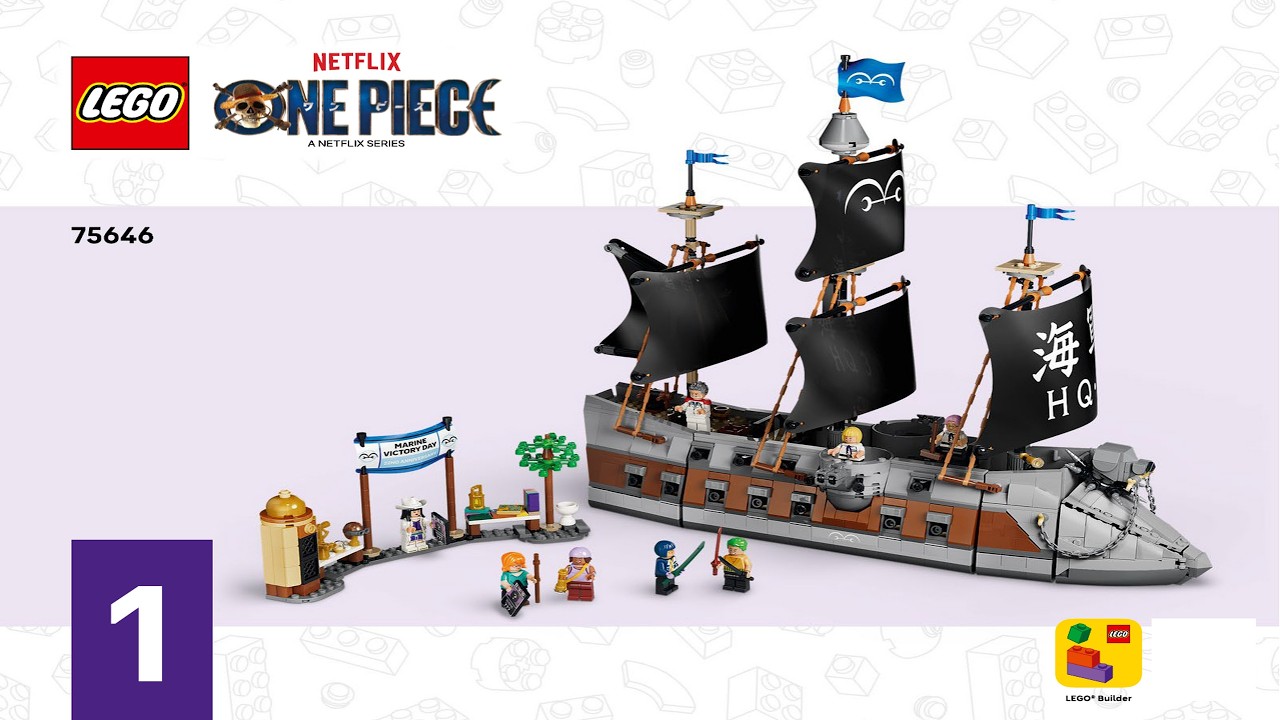 Garp's Marine Battleship LEGO instructions